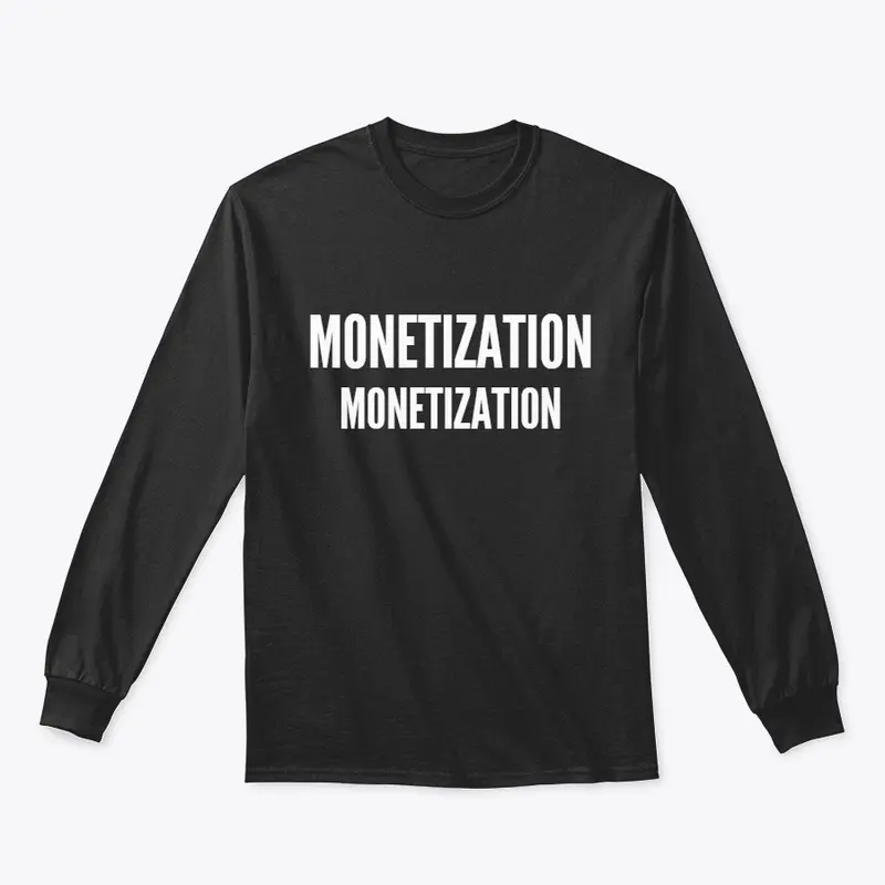 Monetization Premium Tee, Black